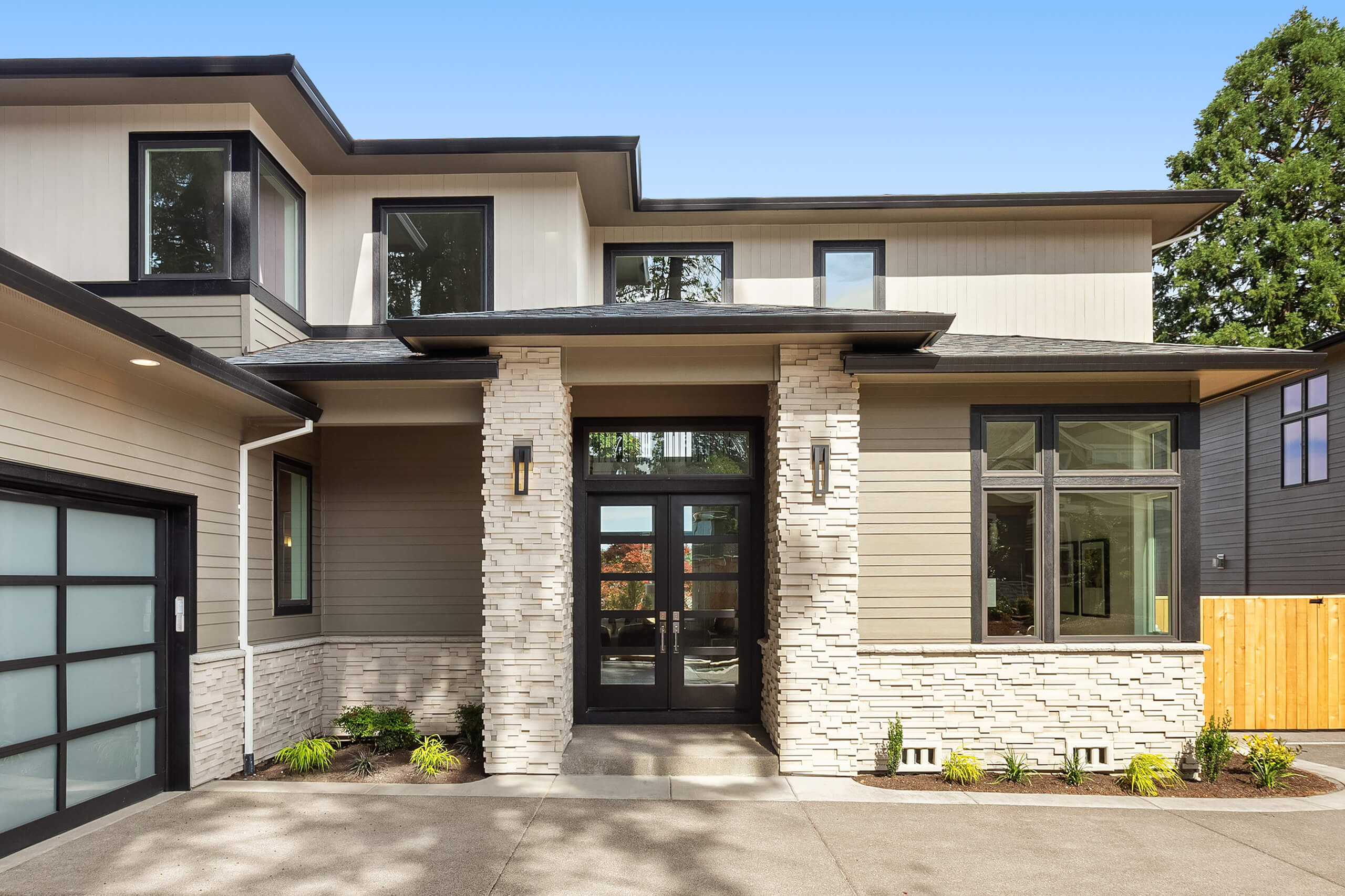 Upgraded windows and entry doors complement the home’s architecture and signal quality to potential buyers.
