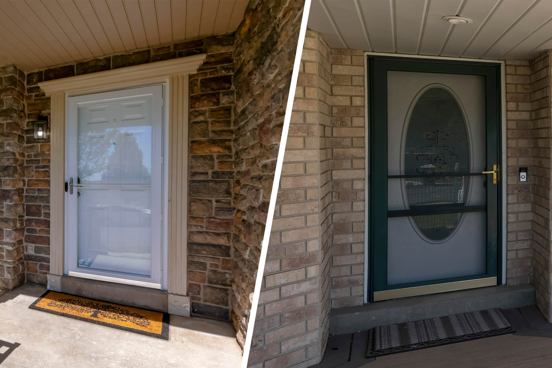 Storm door vs screen door.