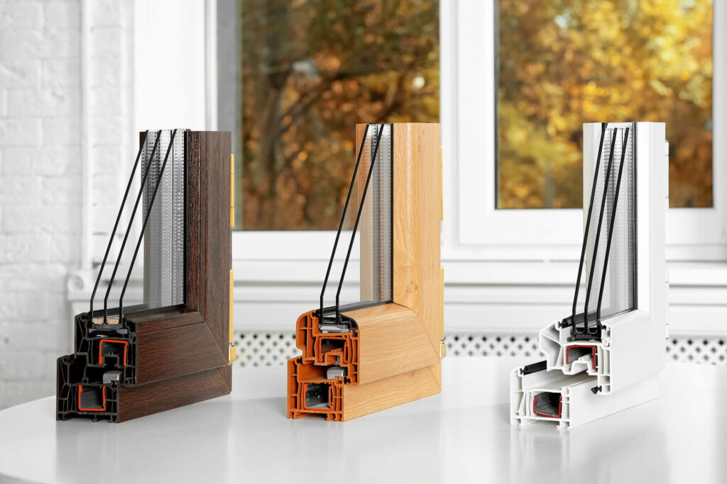Triple vs Double-Pane Windows Cross Sections.